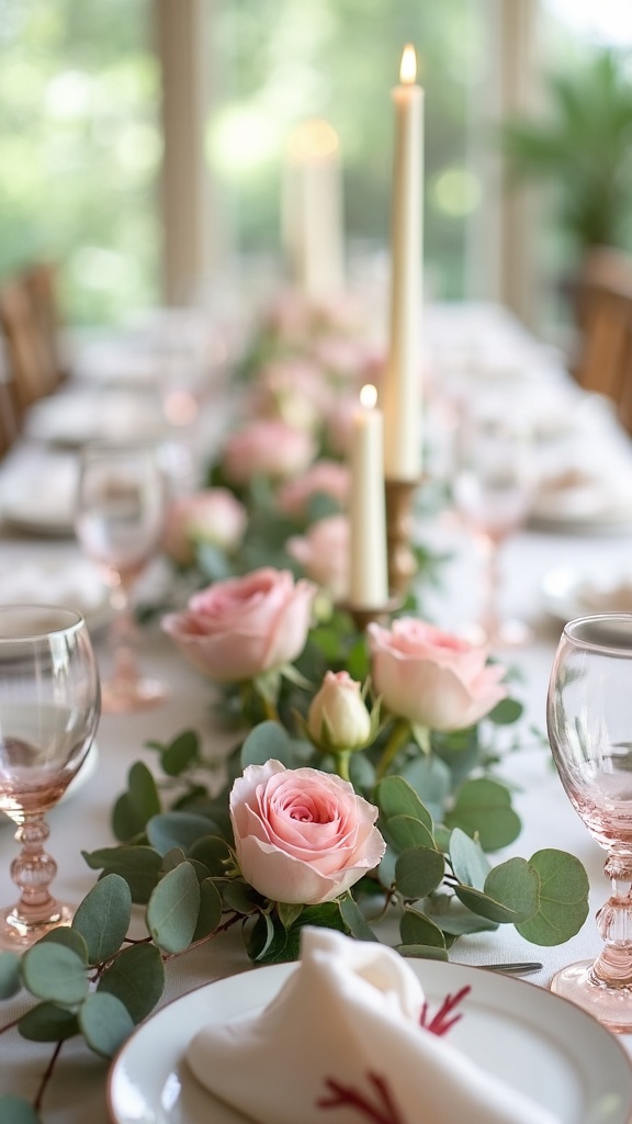Blush & Sage Wedding Tablescape