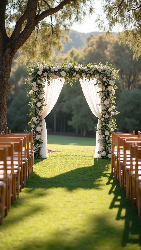 Garden Arbour Ceremony Inspo